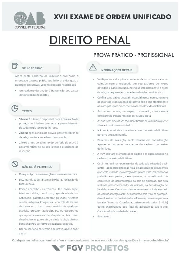 (PDF) Prova OAB