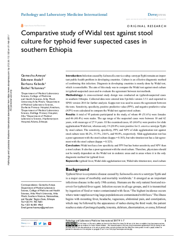 Typhoid research papers picture