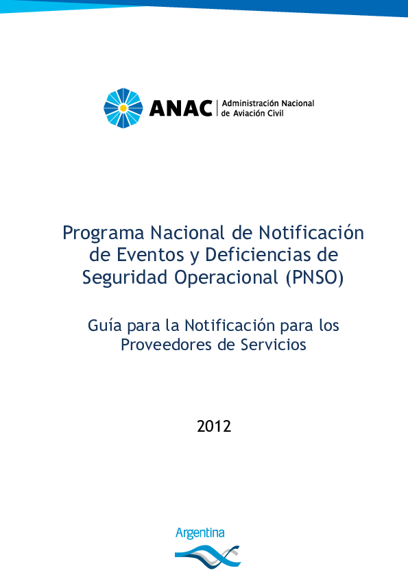 (PDF) Programa Nacional de Notificación de Eventos y Deficiencias de (PDF) Programa Nacional de Notificación de Eventos y Deficiencias de
