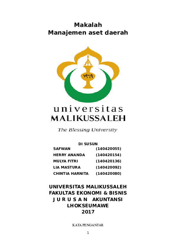Manajemen Aset Research Papers Academia Edu