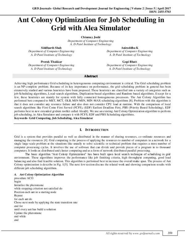 ant colony optimization algorithm steps