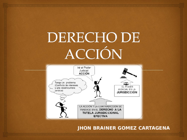 (PPT) El derecho de accion-ppt