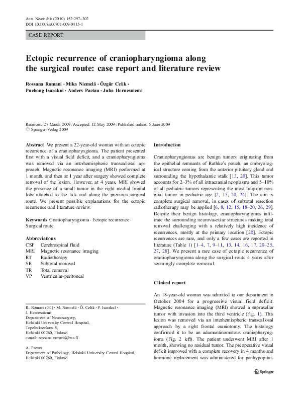Essay about craniopharyngioma 07 image