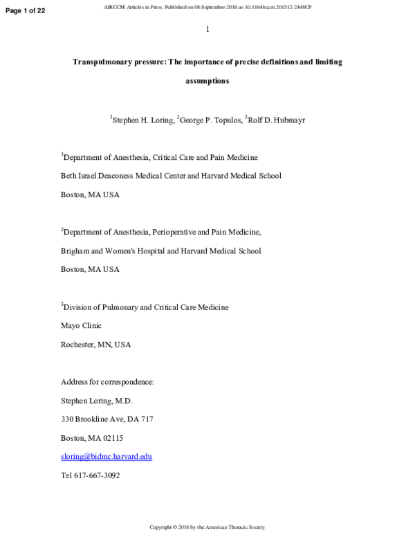 pdf transpulmonary pressure the importance of precise definitions