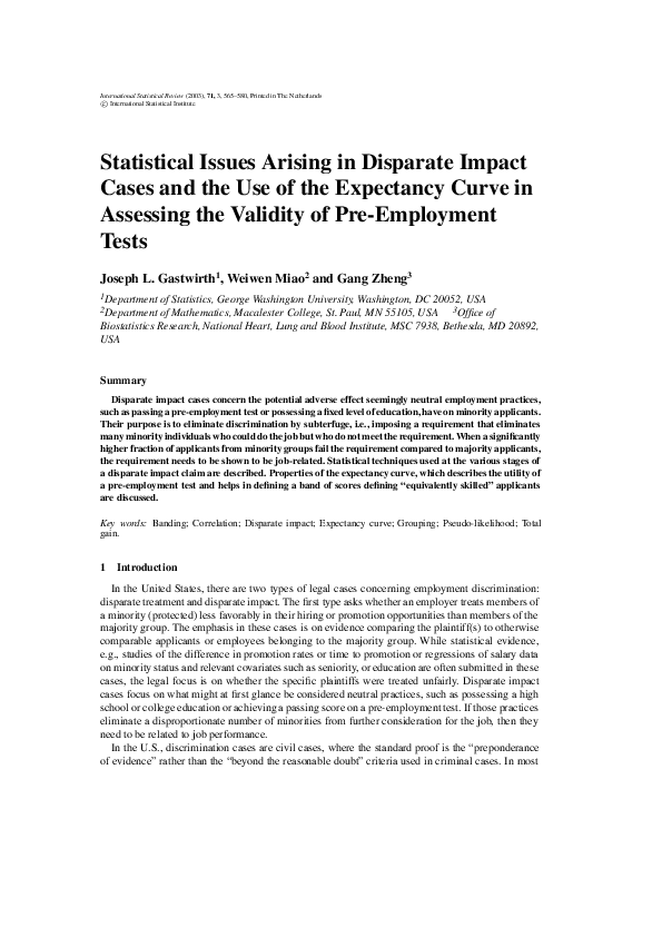 Disparate impact essay 07 image