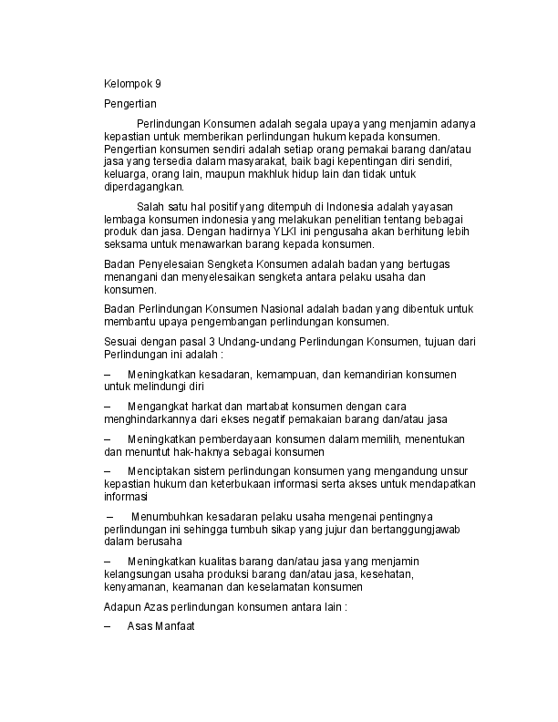 Contoh Soal Pilihan Ganda Hukum Perlindungan Konsumen Contoh Soal Pilihan Ganda Hukum Perlindungan Konsumen