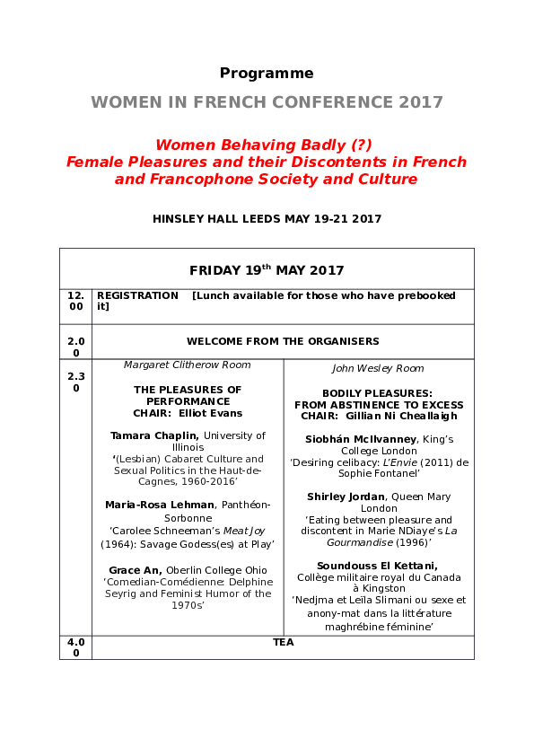 (DOC) Carolee Schneeman‘s Meat Joy (1964) Savage Godess(es) at play