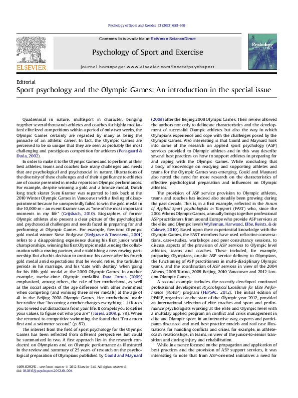 Olympics essay introduction picture