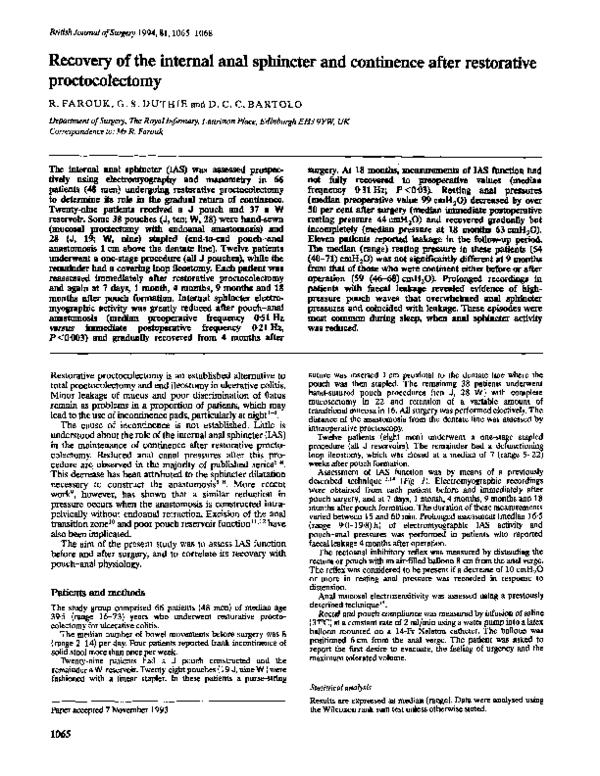 (PDF) Role of Endoanal Ultrasonography in Grading Anal Sphincter