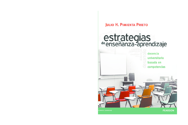 Julio Pimienta Estrategias De Enseñanza Aprendizaje Pdf