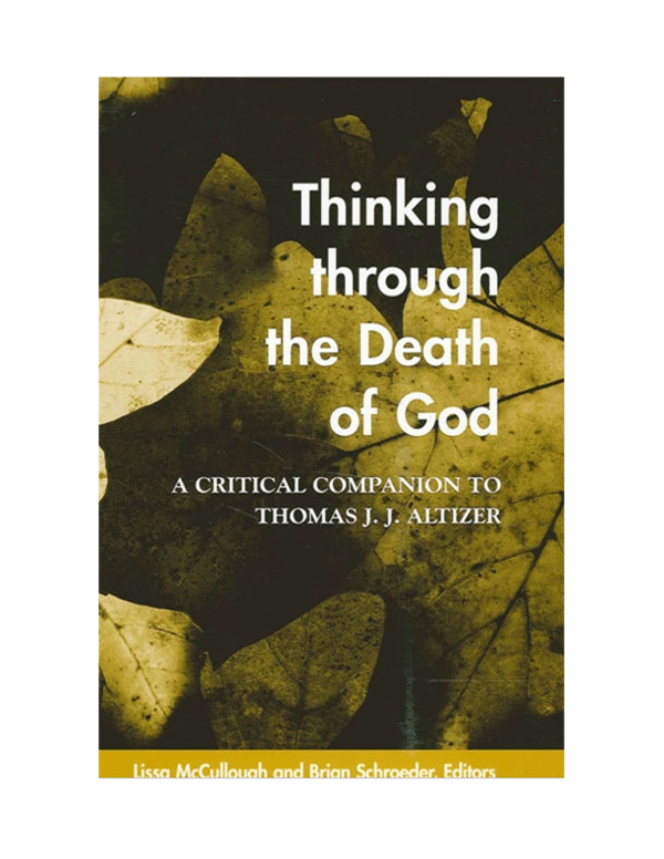 (PDF) Altizer's Theology as the Thinking of Passion Itself