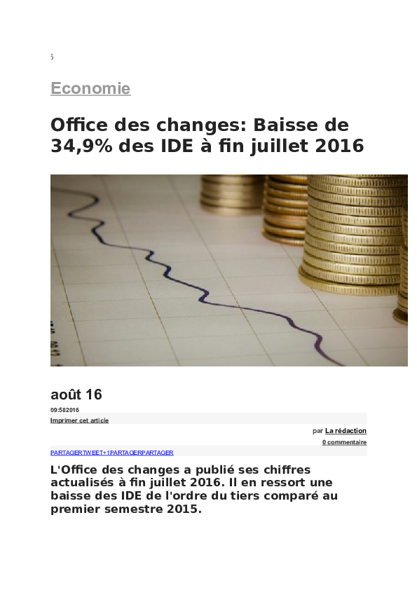 (DOC) Baisse ide au maroc