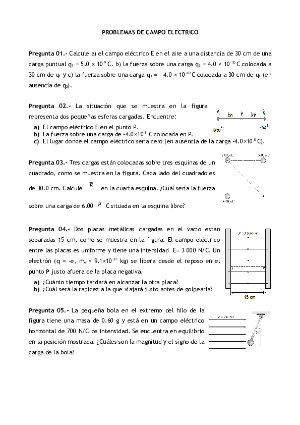 (DOC) PROBLEMAS DE CARGAS ELECTRICAS luis antonio tipiana Martinez