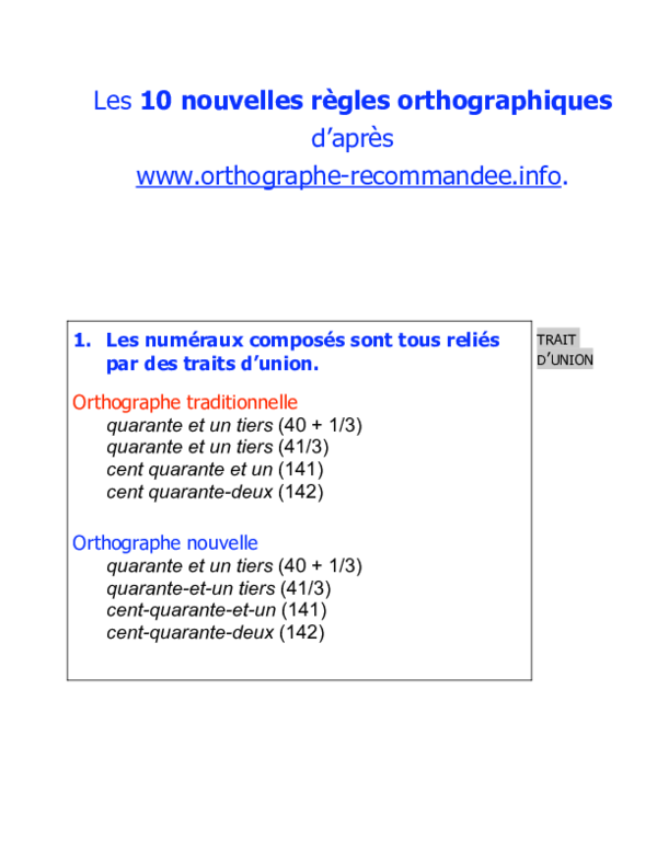 (PDF) Orthographe