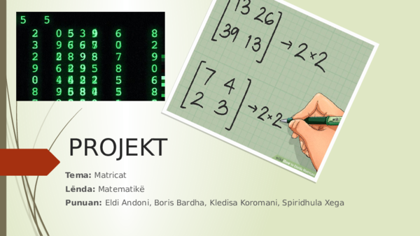 (PPT) PROJEKT Matematike