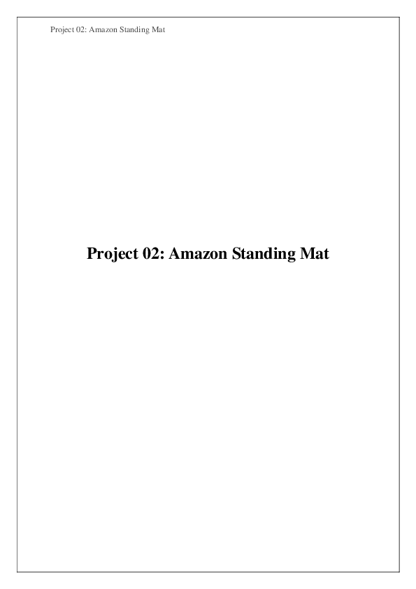 (PDF) Project 02 Amazon Standing Mat Yonna Ougo Academia.edu