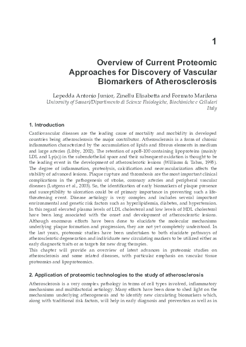 (PDF) Overview of Current Proteomic Approaches for Discovery of ...