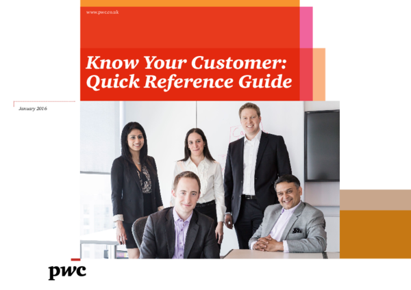 Pdf Know Your Customer Quick Reference Guide Click To Launch Suresh Bhargav Academia Edu