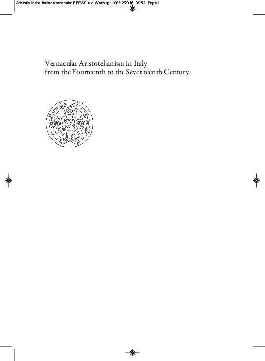 PDF) Aristotelian Commentaries and the Dialogue Form in ...