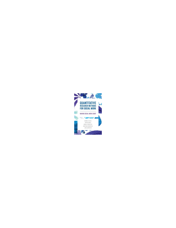 (PDF) Quantitative research methods for social work: Making social work ...