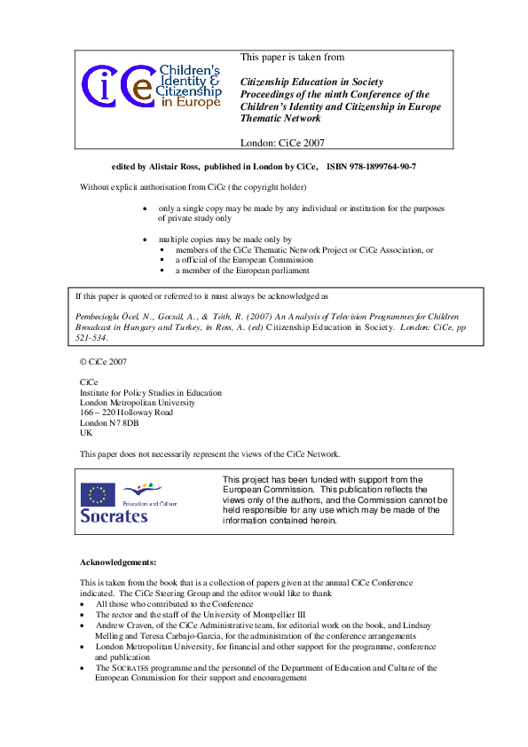 An Analysis of Television Programmes for Children Broadcast in Hungary and Turkey.pdf