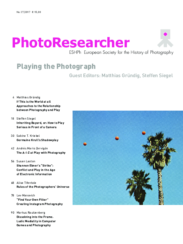 If This is the World at all. Approaches to the Relationship between Photography and Play