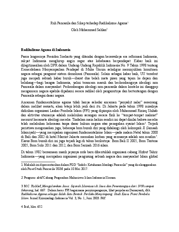Radikalisme beragama picture