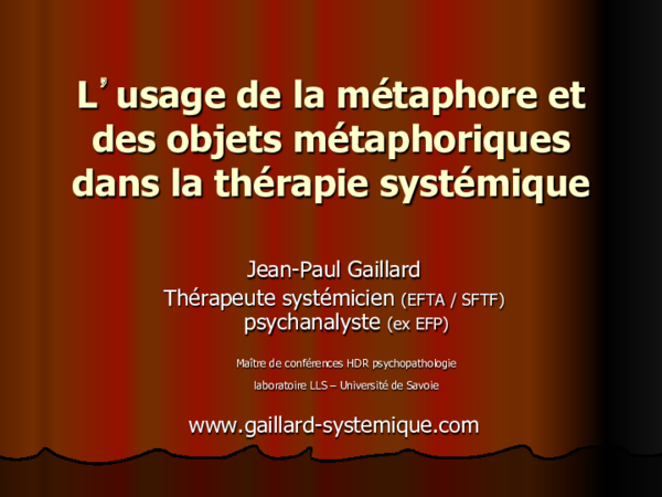 (PDF) Lusage de la métaphore et des objets métaphoriques dans la ...