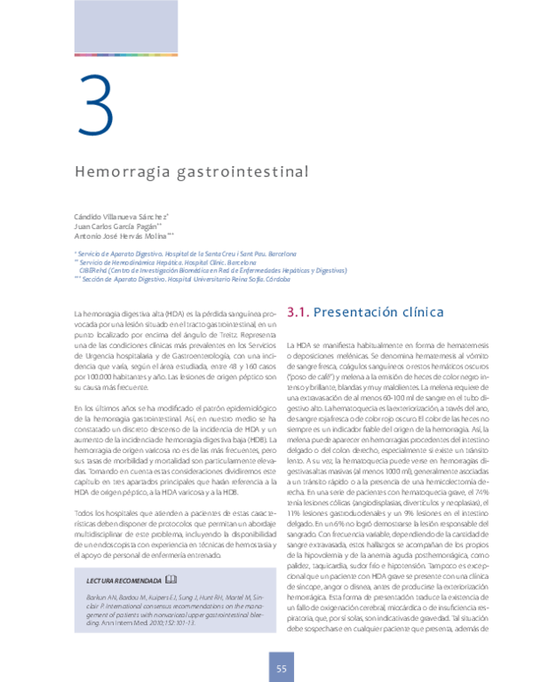 Hipertensión portal sangrado varices anorrectales