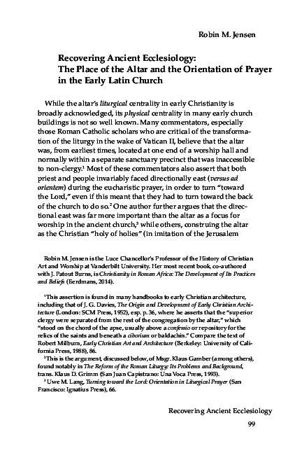 Study of ecclesiology picture