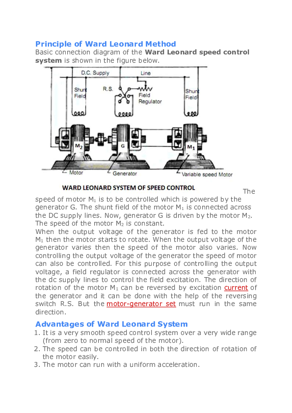 (DOC) Principle of Ward Leonard Method Hazizi Khairi Academia.edu