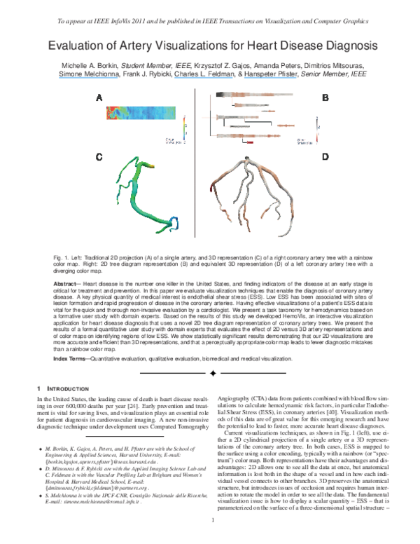 (PDF) Evaluation of Artery Visualizations for Heart Disease Diagnosis