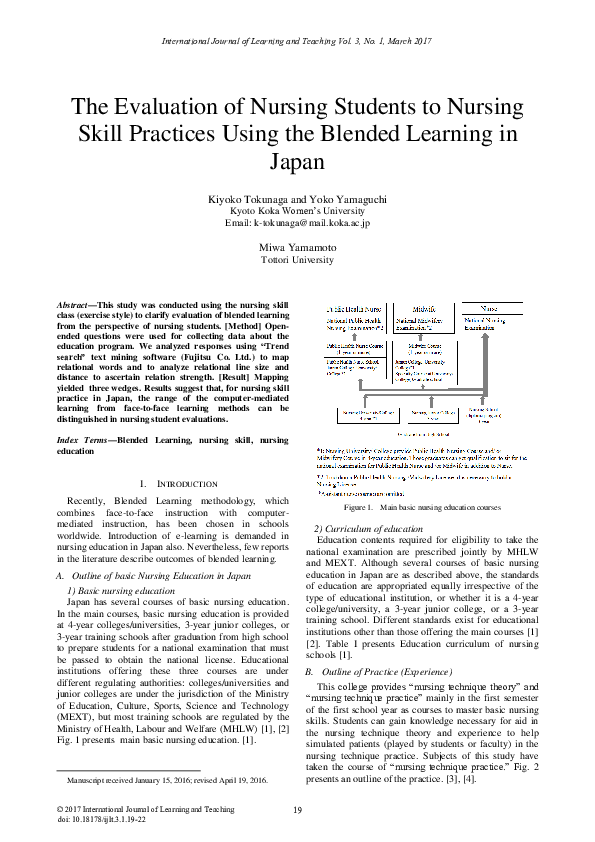 (PDF) The Evaluation of Nursing Students to Nursing Skill Practices ...