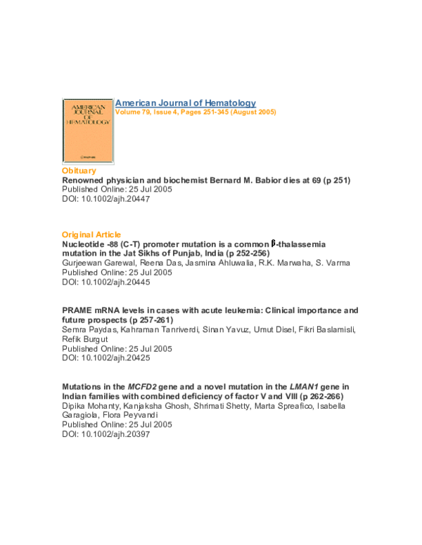 (PDF) Donor cell derived acute myeloid leukemia after allogeneic cord ...