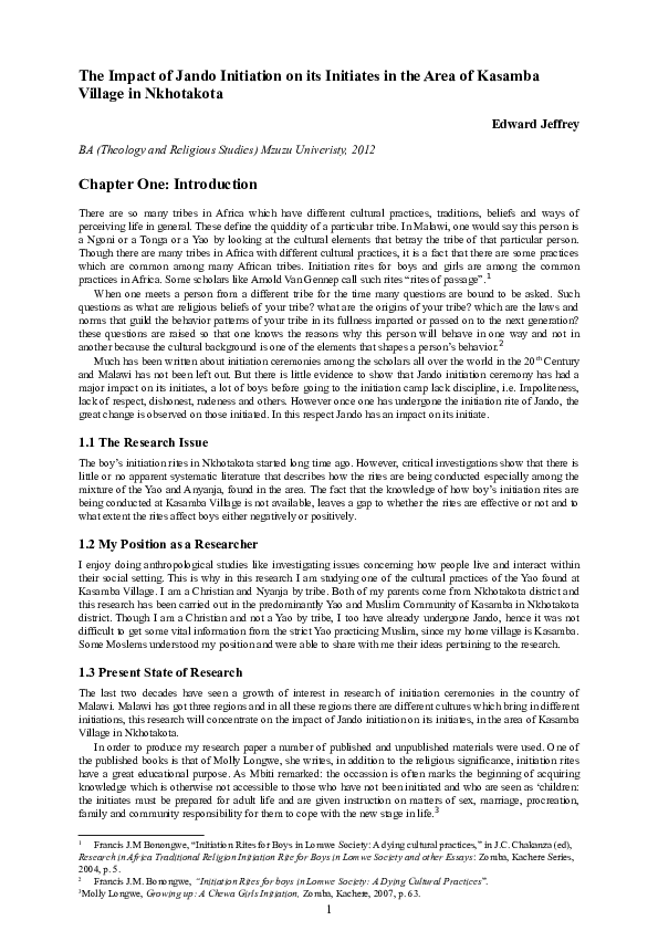 What is initiation ceremony picture