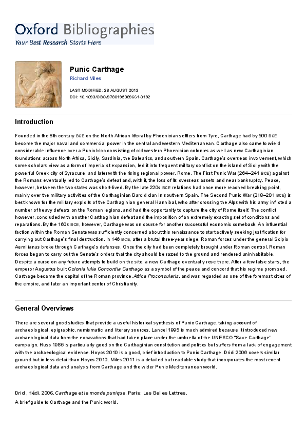 What was the long term impact of the punic wars image