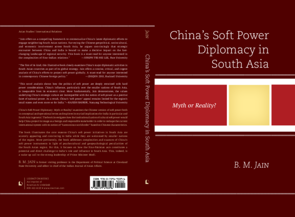 (PDF) New book China's Soft Power Diplomacy in South Asia : Myth or ...