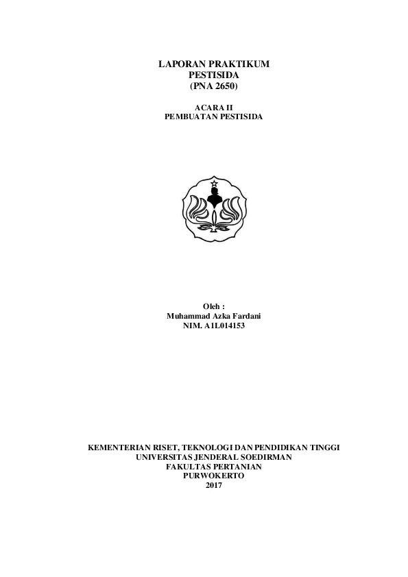 Doc Laporan Pembuatan Pestisida