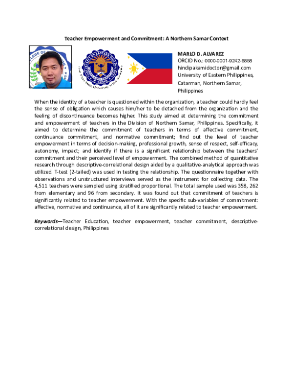 Teacher empowerment pdf picture