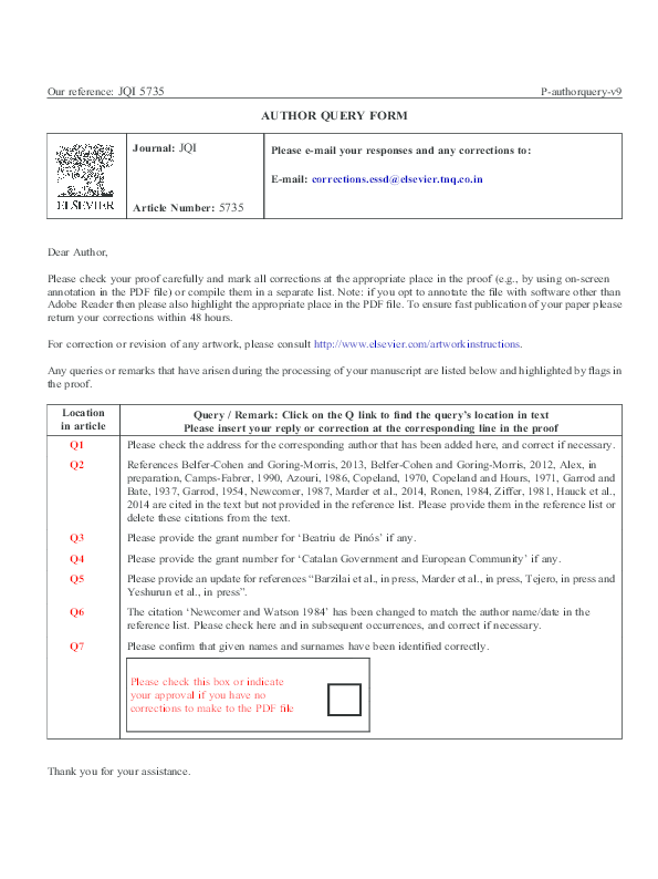 (PDF) AUTHOR QUERY FORM | ofer marder - Academia.edu