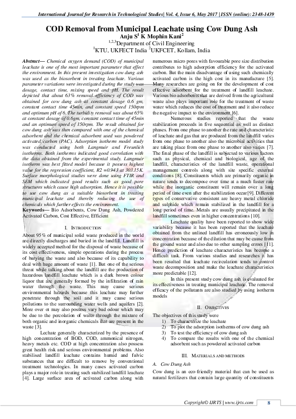 Cow dung analysis picture