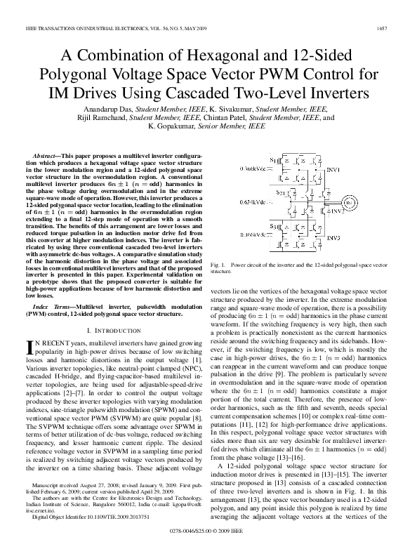 (PDF) A Combination of Hexagonal and 12-Sided Polygonal Voltage Space ...