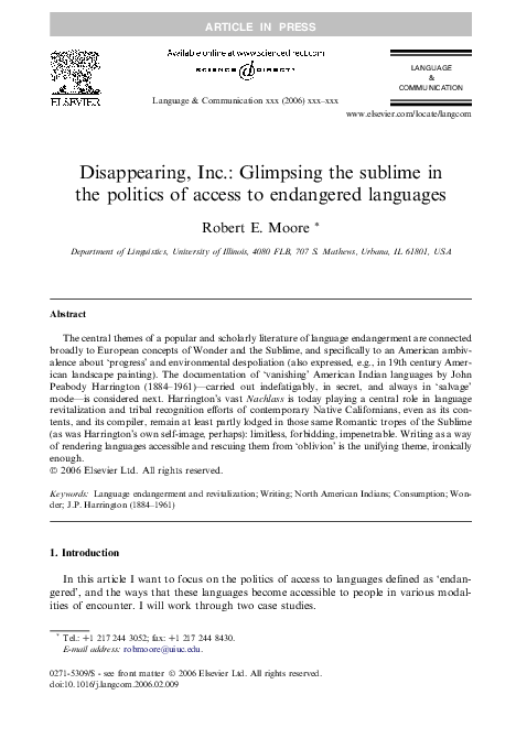 Why is it important to preserve language essay picture