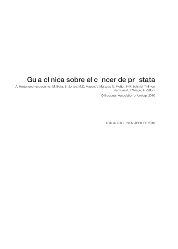 gráfico de psa de especificación de antígeno de próstatas