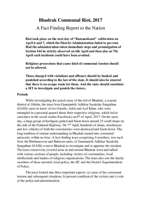 What are communal riots picture