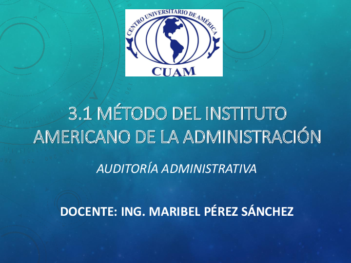 (PPT) .1 MÉTODO DEL SISTEMA AMERICANO DE ADMINISTRACIÓN | Domina