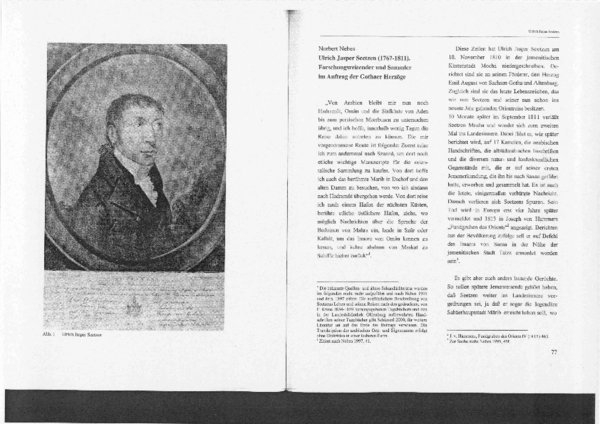 (PDF) 52. Ulrich Jasper Seetzen (17671811). Forschungsreisender und