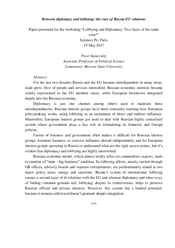 What is a russian diplomat definition picture