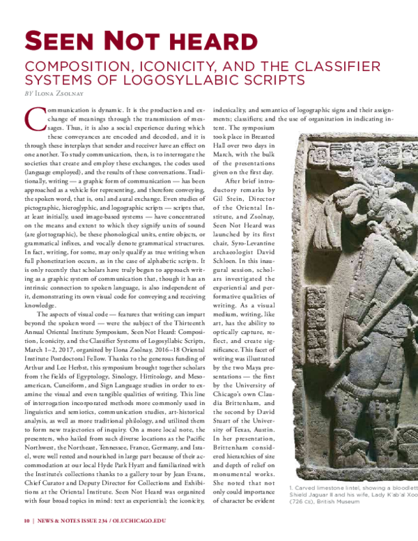 (PDF) Zsolnay, Seen Not Heard: Composition, Iconicity, and the ...
