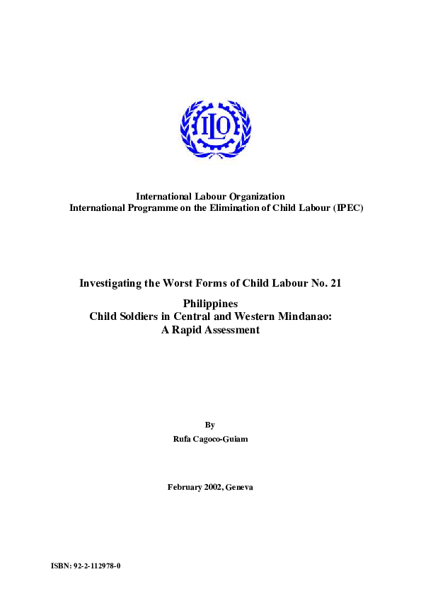 (PDF) International Labour Organization International Programme on the ...
